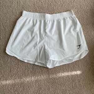 Gymshark White Athletic Shorts
